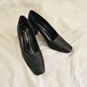 Italian black heels